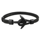 TANGYIN 2018 New Fashion Survival Rope Chain Multilayer Anchor Charm Bracelets And Bangles Men Women Gift Sport Hooks Navy Style