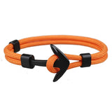 TANGYIN 2018 New Fashion Survival Rope Chain Multilayer Anchor Charm Bracelets And Bangles Men Women Gift Sport Hooks Navy Style