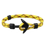 TANGYIN 2018 New Fashion Survival Rope Chain Multilayer Anchor Charm Bracelets And Bangles Men Women Gift Sport Hooks Navy Style